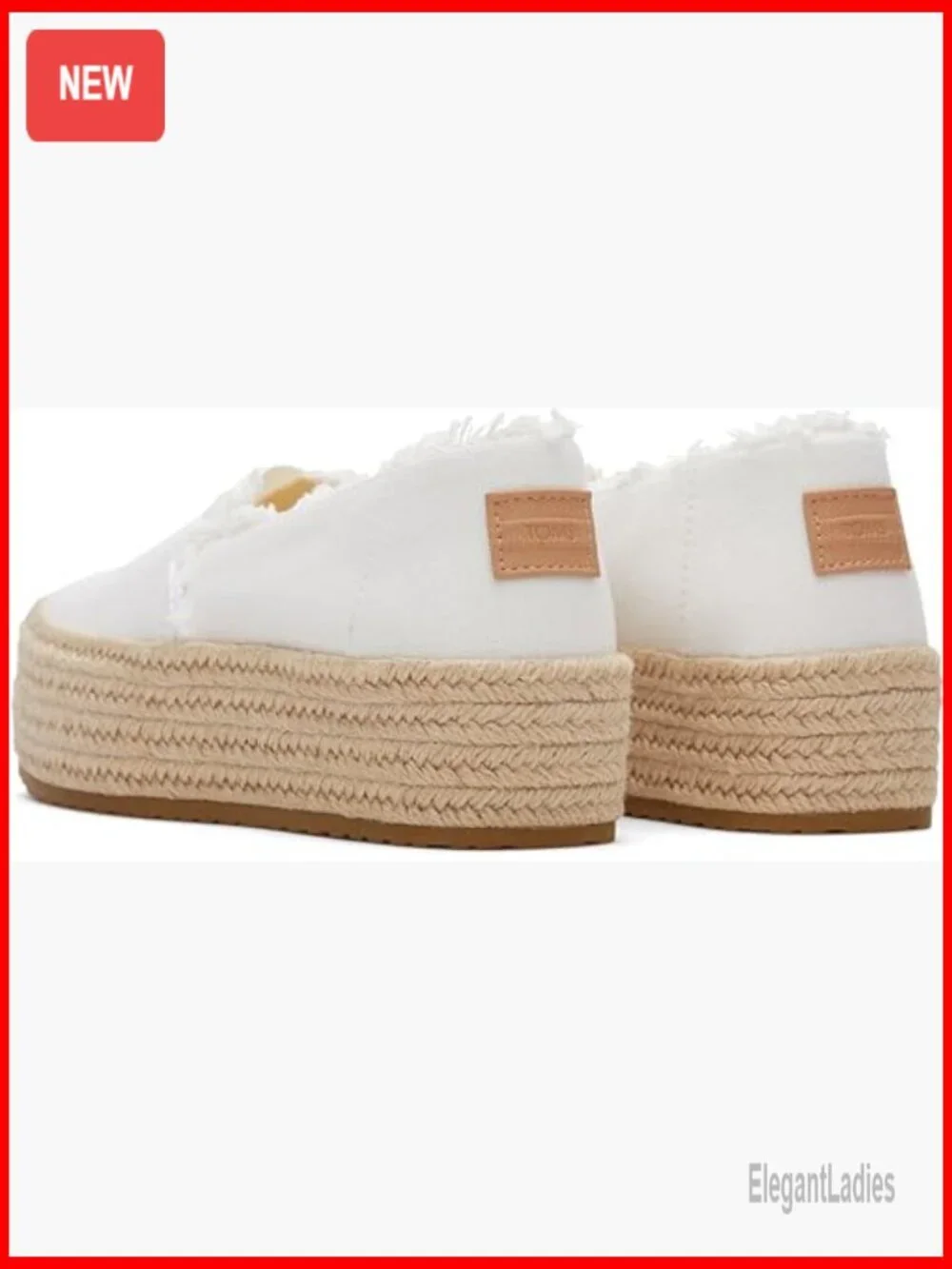 Women's Espadrille Platform Slip-On Shoes with OrthoLite Insole
